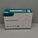 8 Pack 36oz Large Glass Meal Prep Containers with lids, Glass Food Storage Containers with Leak Proof Snap Lock Lids , Airtight Bento lunch Boxes, Kitchen Storage, Oven, Freezer and Dishwasher Safe