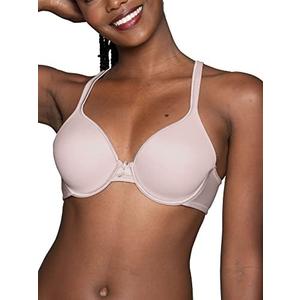 Vanity Fair Women's Bra with 2-Way Convertible Straps, Body Caress Full Coverage, Lightly Lined Cups up to DD Size 38D (Quartz)