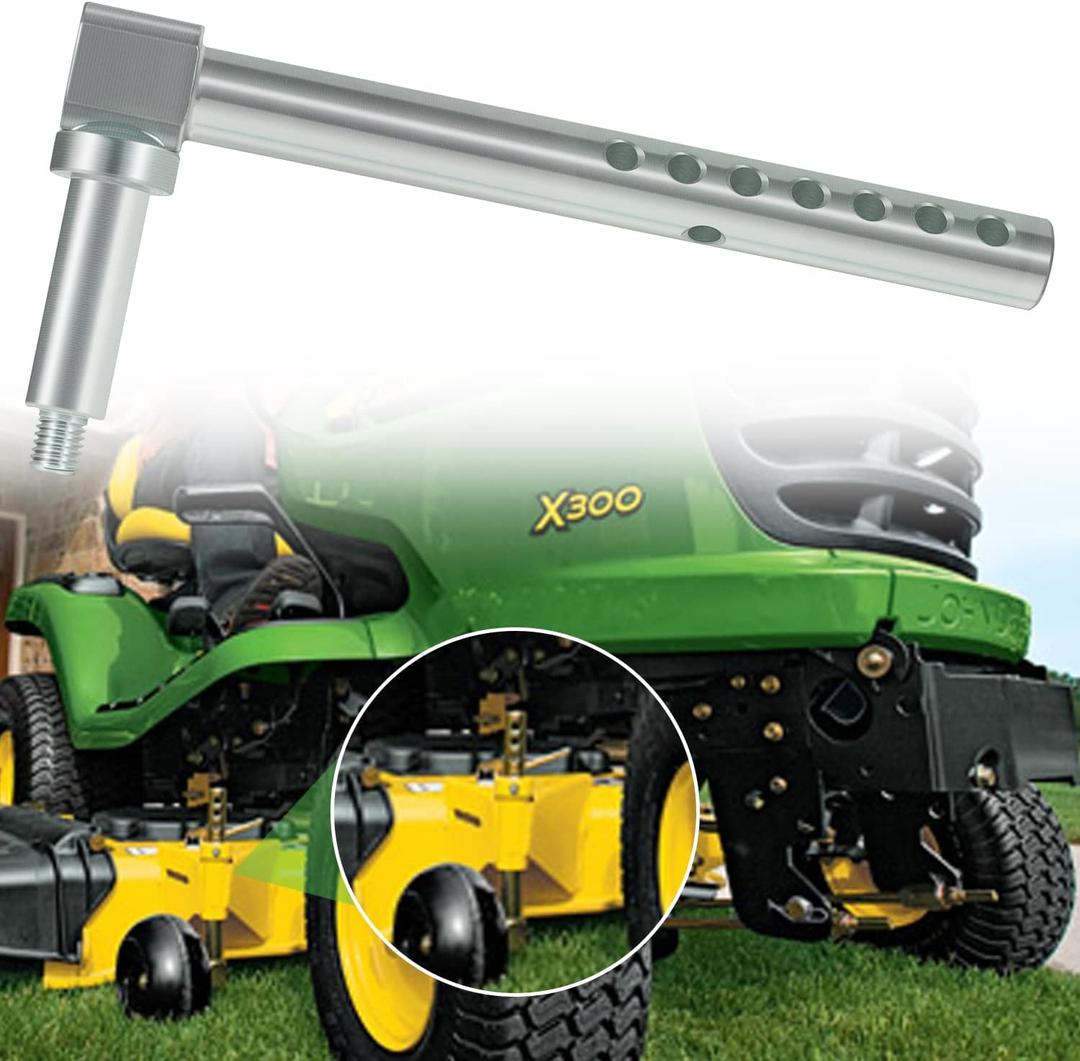AM136327 Right Front/Left Rear Lawn Mower Deck Gauge Wheel Arms for John Deere X300 X320 X500 X324 X340 X360 X500 X520 X530 X534 X540