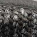 BEQHAUSE Dirt Trapper Door Mat 17" x 30" Half Circle Non-Slip Washable Doormats Entrance Rugs Absorbent Welcome Low Profile Floor Mats for Front Back Door and Entryway, Charcoal (1'5" x 2'6" (Semicircular))