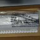 LazBlinds No Drill Cordless Cellular Shades for Doors, 25" W x 70" H, Grey