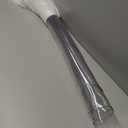 ETECHMART Clear Round Table Cover Protector 60'', 2.0mm Thick Vinyl Waterproof Transparent Table Protector, Non-Slip Heat Resistant Clear Plastic Table Cover Protector for Coffee Table Hard Floor