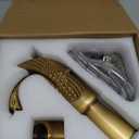 GGStudy Antique Brass Swan Shape Single Handle One Hole Bathroom Vessel Sink Faucet Deck Mount Lavatory Sink Faucet (Tall)