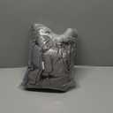 Light Grey Blackout Curtains for Bedroom, Solid Thermal Insulated Energy Saving Rod Pocket Window Treatment Curtains Blackout Drapes, 90x100 Light Grey