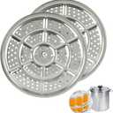 2Pack Stainless Steel Canner Rack - 11-Inch Pressure Cooker Rack for Pressure Canner - Compatible with Presto, All-American and More