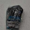 Blue Gray Decorative Throw Pillow Covers Black Teal Couch Pillow Covers White Turquoise Personalized Sofa Pillow Covers for Living Room Bedroom 12x12 Inch, Set of 2