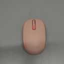 TECKNET Wireless Mouse, 2.4G Quiet Computer Mouse with USB Receiver, 4 Buttons Portable Cordless Mice for Chromebook, Laptop, PC, Mac, 800/1200/1600 DPI - Pink