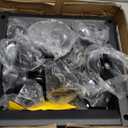 Heavy Car Dolly Set of 4, Heavy Duty Wheel with Brake, Total Weight 6000 LBS, Double ramp Design for Moving Cars, Trucks, Trailers, Motorcycles, and Boats (Black)