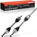 A-Premium Pair (2) Front CV Axle Shaft Assembly Compatible with Toyota Camry 2002-2009 2.4L Gas, Highlander 2001-2007 2.4L FWD, Solara 2004-2008 2.4L, Driver and Passenger Side