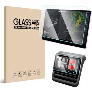 Matte Screen Protector For Tesla Model Y 2025 2026 Juniper& 2024-2025 Model 3 Highland [No More Glare& Fingerprint] Mil- 15.4 Dashboard - Front& Rear Protector - [2-Pack]-PET Material