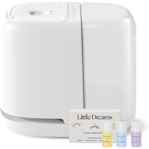 Canopy Nursery Humidifier 2.0, White, 36 HR Run Time, 2.5L Capacity Tank - Sleep Lights, White Noise, Clean Aroma Diffusion - Promote Deep Sleep & Happy Skin - Humidifier, Filter & Aroma Kit