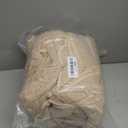 YTYC 29x59 Inch Bath Towels Set of 6 Large, Super Soft Absorbent Lint Free Microfiber Shower Towels for Bathroom 80% Polyester (Beige,6 Piece)