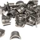 Comp Cams 602-16 Hardened Steel Set of 16-7 Degree, 3/8", 2 Groove Street Locks for Chrysler, Black