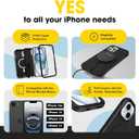 OtterBox Defender MagSafe Case for iPhone 17e, 16e, iPhone 15, iPhone 14, iPhone 13 7X Military-Grade Drop Protection, Rugged Grip Texture, Strap Anchors, Port Covers Non-Retail Packaging Black