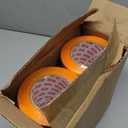 SWRT 6 Rolls Premium Yellow Caution Tape, 3 Inch x 1000FT(Total 6000FT) Bright Hazard Tape with Bold Black Text for Halloween Decor, Organge Construction Tape for Extremely Dangerous Area, (Orange)