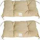 2-Pack 8.7" x 15.7" Soft Cat Kneading Pillow Cushion Bed with Ties for Cat Dog House Perch Shelf, Pad Padding for Cage Kennel Backpack Carrier