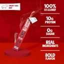 Chomps Grass-Fed and Finished Smoky BBQ Beef Jerky Snack Sticks 10-Pack - Keto, Paleo, Whole30, 10g Lean Meat Protein, Gluten-Free, Zero Sugar Food, Non-GMO