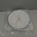 AKCISOT Atomic 12 Inch Wall Clock Analog Clocks for Indoor Kitchen, Battery Operated Clock for Bedroom Office Classroom Living Room(Black)