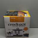 Crock-Pot 7 Quart Oval Manual Slow Cooker, Stainless Steel (SCV700-S-BR), Versatile Cookware for Large Families or Entertaining