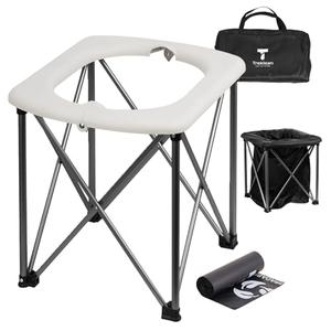 Treklean Portable Toilet for Camping Toulet Foldable Porta Potty for Adults Toilet Seat for Outdoor Travel