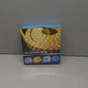 Brizled Warm White Rope Lights, 18ft 216 LED Rope Lights Waterproof, 120V Plugin White Christmas Light Connectable with Clear PVC Tube, Indoor/Outdoor Decorative Tube Light for Backyards, Garden Patio