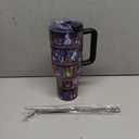 Book Lovers Gifts 40oz Tumbler with Handle and Straw, Book Tumbler for Friend, Bookish Gifts for Women Readers Librarian, Book Accessories Stainless Steel Travel Mug 1 Pcs