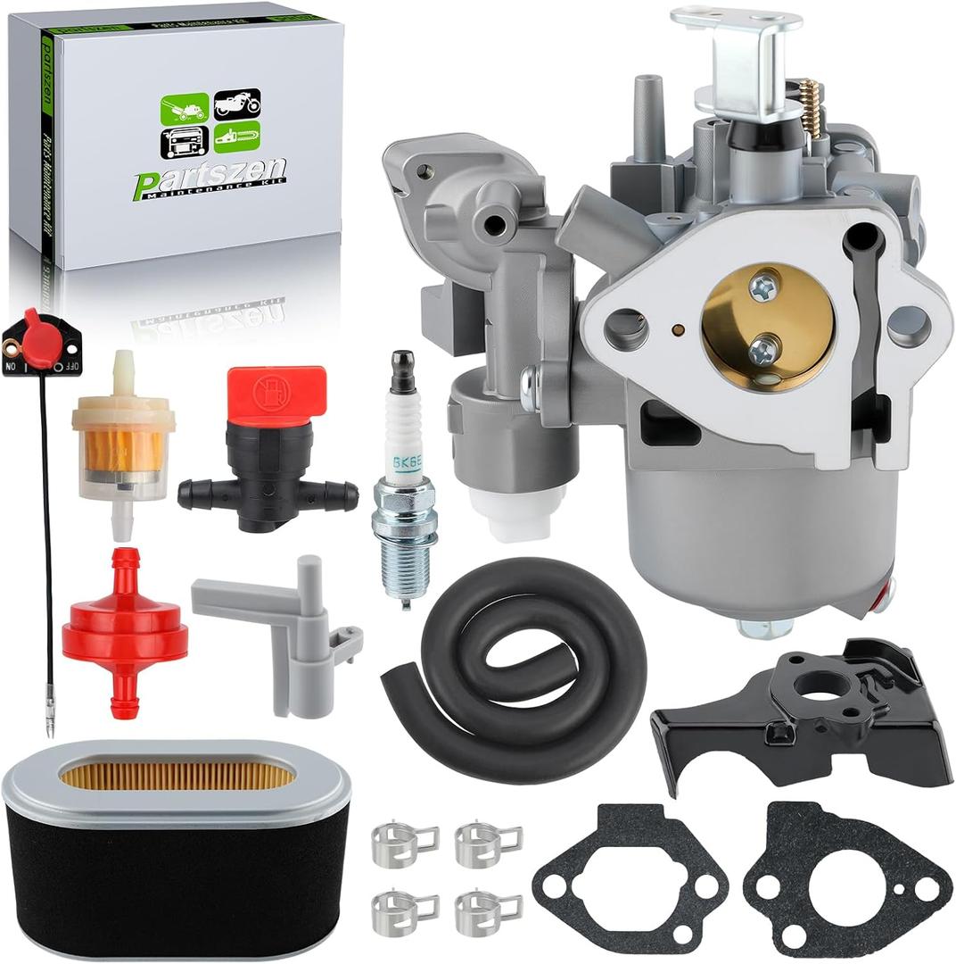 277-62301-10 277-62301-30 EX27 Carburetor Fit for Subaru Robin EX27 EX30 9HP 9.5HP Engine Generator with Oil Filter Gaskets Spark Plug Kit