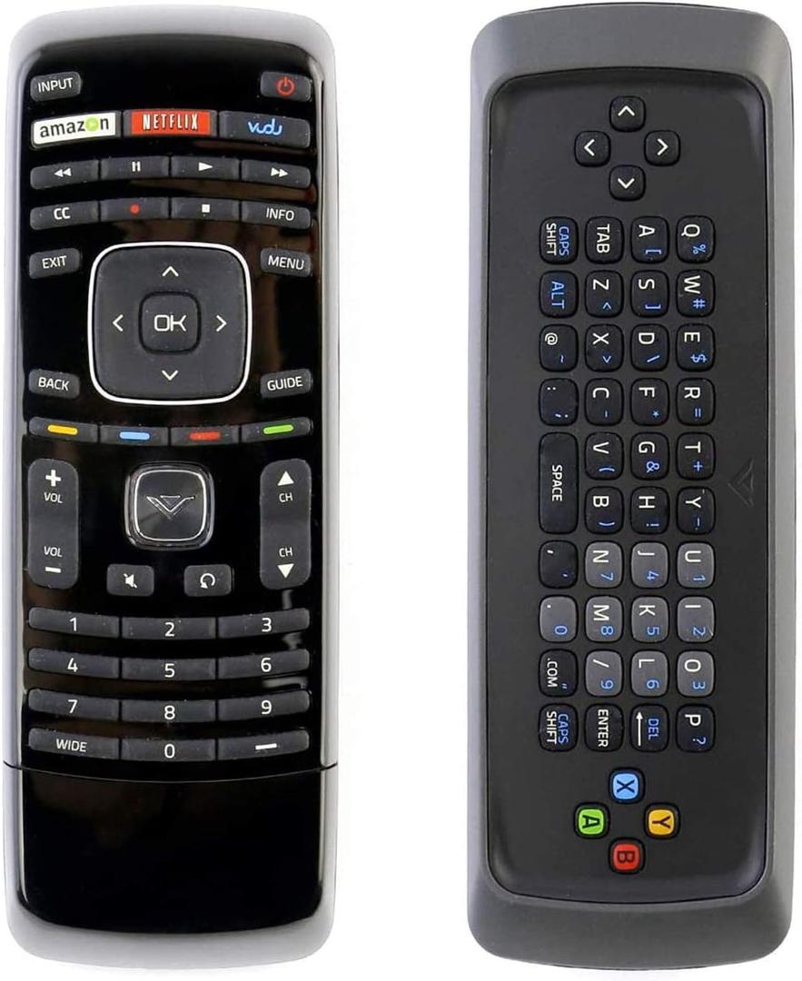 Universal Remote XRT300 with QWERTY Keyboard fit for All Vizio LCD LED Smart TV M420SV M550SV M470SL M550SL M470VSE M550VSE E551VA M320SR M420SR E3D320VX XVT3D D500I-B1 E420I-A1 E470i-A0 E3D420VX