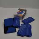 LotFancy Face Ice Pack Wrap for TMJ, Wisdom Teeth, with 4 Reusable Hot Cold Therapy Gel Packs, Pain Relief for Head, Oral and Facial Surgery, Dental Implants, Blue