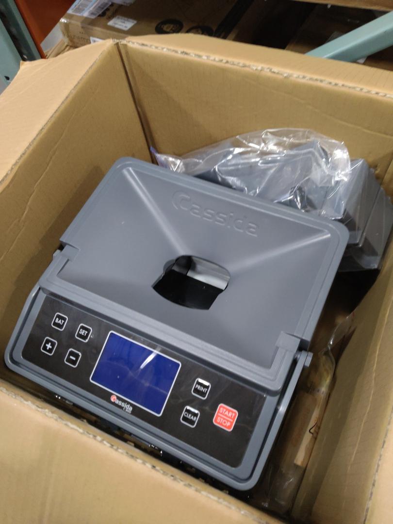 Cassida C300 Professional USD Coin Counter, Sorter and Wrapper/Roller, 300 coins/min, with Quickload and Printing-Compatible,Gray, Portable