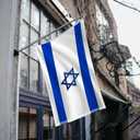 BENIX Israeli Flag 3x5ft, Durable 210D Nylon Israeli Flag for Outdoor Display, Vivid Colors, Fade-Resistant, Heavy-Duty with Brass Grommets