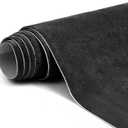 Premium Black Suede Fabric Wrap - 30x60 inch Suede Wrap for Car Interior - Self-Adhesive Microfiber and Synthetic Leather, Stretchable Interior Film for Car and Home Decor