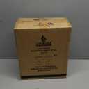 LUE BONA Adjustable Vanity Stool, 360 Swivel Chair for Makeup Room, Gray Faux Leather Stool for Bathroom & Living Room (Grey)