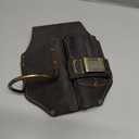 FESA Durable Leather Pliers Holster - Leather Double Plier Holder for Belt with Steel Hammer Holder, Tape Clip & 2 Carpenter's Pencil Pockets - Clip On Any Belt - Handcrafted (Brown)