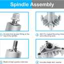 2 Pack 130794 532130794 Spindle Assembly Fits for Husqvarna LT130 YTH150 YTH1842, Sears/Craftsman LT1000, LTX1000, for AYP 36", 38" and 42" Deck