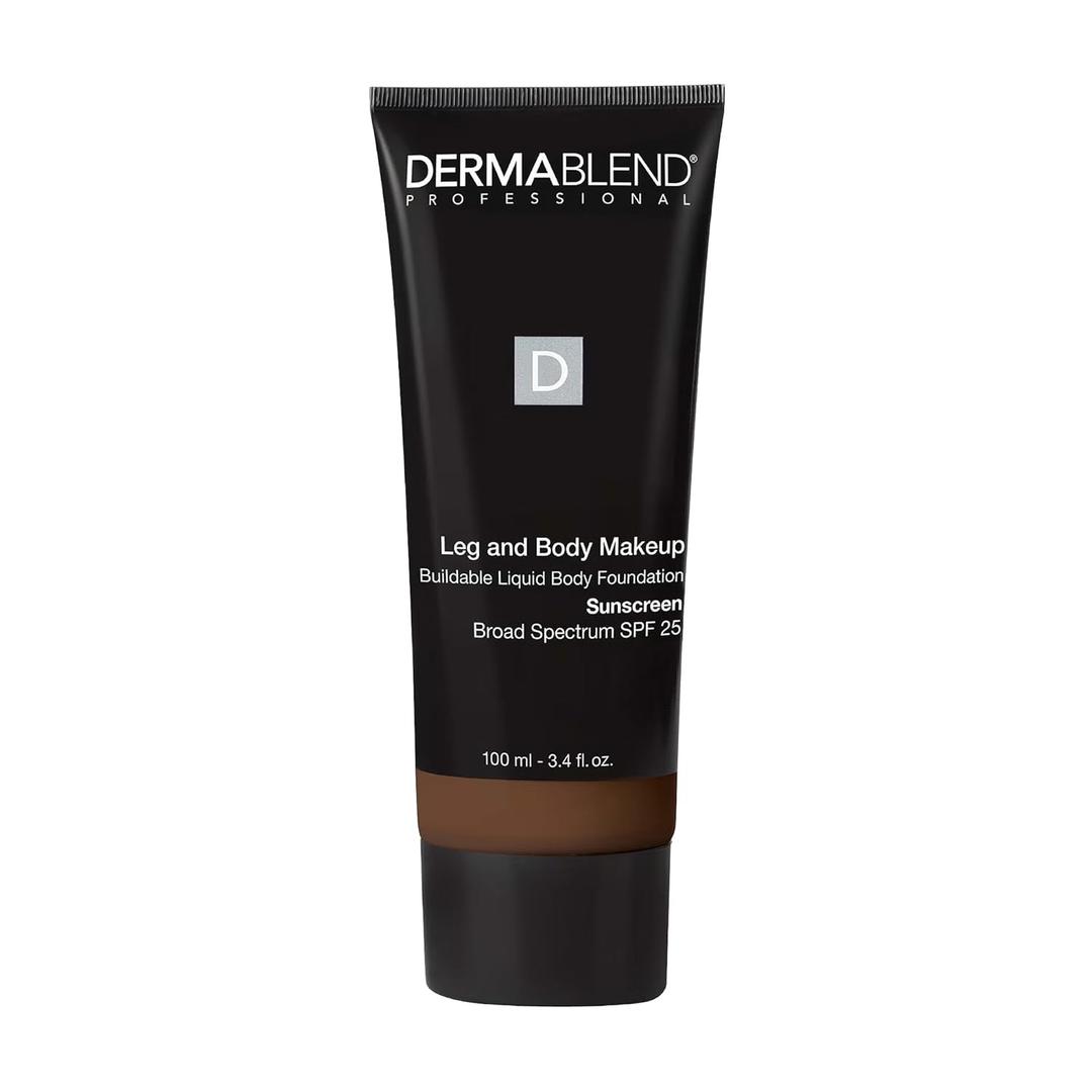 Dermablend Leg and Body Makeup Foundation with SPF 25 (85N Deep Natural)
