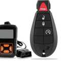 Key Fob Remote Replacement Kit Fits for Dodge RAM 1500/2500/3500 2013 2014 2015 2016 2017 GQ4-53T Keyless Entry Remote Control