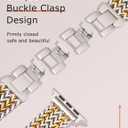 Minyee Compatible with Apple Watch Band Size: 38/40/41/42mm(Series 11/10) Women, Dressy Stainless Steel Metal Adjustable Chain Strap Link Bracelet Wristband for iWatch Series 11 10 9 8 7 6 5 4 3 2 1 Ultra SE