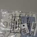 WILLBOND 37 Pieces Rhinestone Letter Stickers Large Glitter Alphabet Crystal Number Self Adhesive Bling Stickers Iron on Letters for Art Crafts Clothing DIY Decors(White,2.56 Inch)