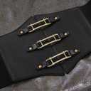 Stylish Corset Belt Metal O-Ring Waistband Heart-Ring Waistband (XL)