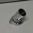 AB59-1 Aluminum Chrome Plated Thermostat Housing Water Neck Assembly Compatible for Ford 260 289 302 351W 1965-2001 AB59 (Silver)