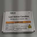 Homemory St. Patrick's Day 2" x 2" Green Timer Flickering Flameless Candles, 400+ Hour Battery Operated Votive Candles, 6Pack 3D Wick Electric Fake Candles for Party, Festival Celebration