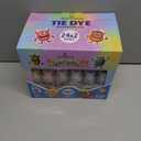 24 Colors Tie Dye Kit, Tie Dye Set for Kids, Pre-Filled Bottles, Non Toxic Permanent Fabric Dye Art Set, Easy DIY Fabric Art - Create Fun (24 Colors)