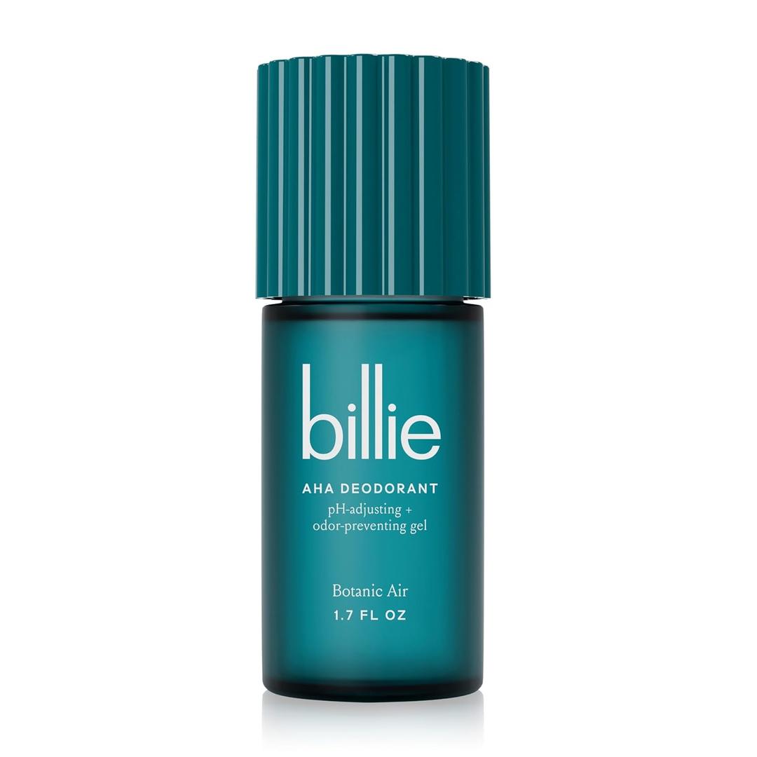 Billie AHA Deodorant 24-hour Odor-Preventing Gel, Aluminum-Free, Botanic Air, 1.7oz