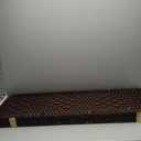 Red Lantern 4 ft. Short Diamond Weave Fiber Folding Screen - Dark Mocha - 4 Panel