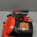 Pooper Scooper 6 Pack Set -28" Dog Pooper Scooper Rake Tray Spade Set for Large Small Dog,15L Trash Can Outside with 20 Waste Baqs, OdorLock Step Can for no Touch Dog Poop for Grass/Gravel