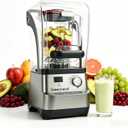 Commercial Blender for Smoothies 65Oz with Detachable Enclosure, 2200W