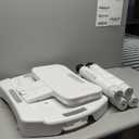 Drive Medical RTL12505 Handicap Bathroom Bench with Back and Arms, White