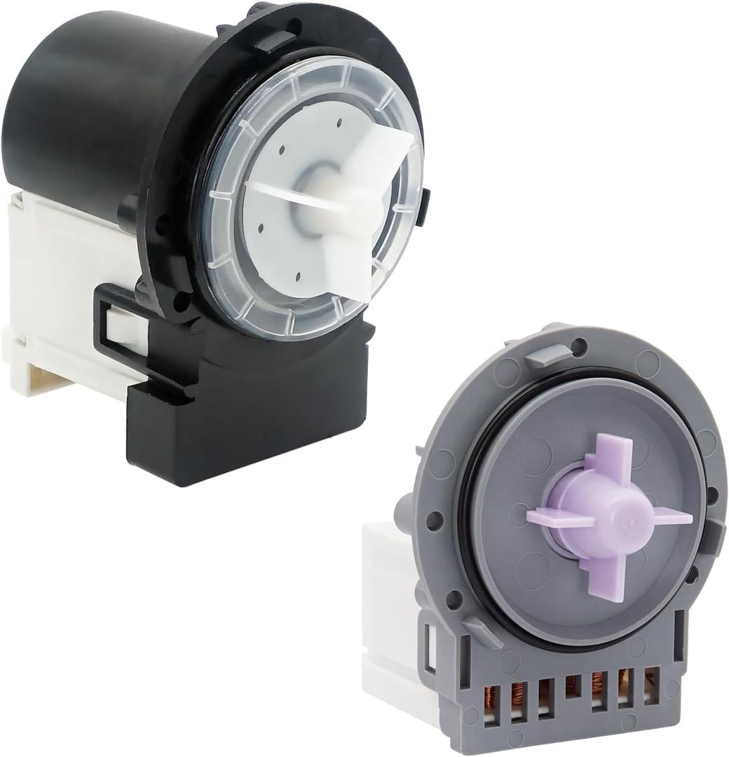 4681EA2001T Washer Drain Pump and EAU61383503 Washer Circulation Pump by SupHomie - Compatible with LG Ken-more Replaces AP5328388 4681EA1007D EAU62263303 4681EA2001C