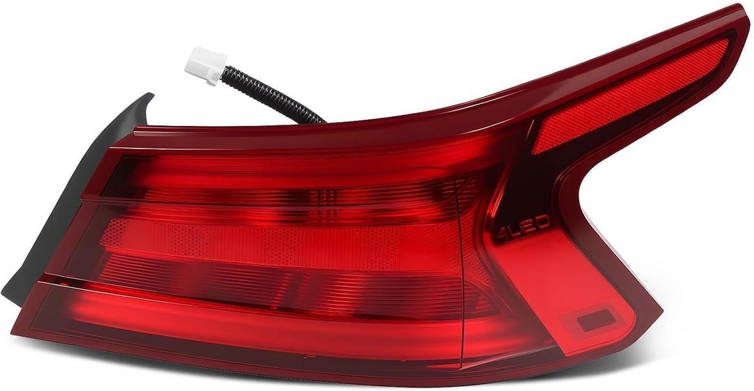 Tail Light Assembly Passenger Side Compatible with Maxima 2016 2017 2018 Taillight Rear Brake Lamp NI2805104 26550-4RA1A (Right)